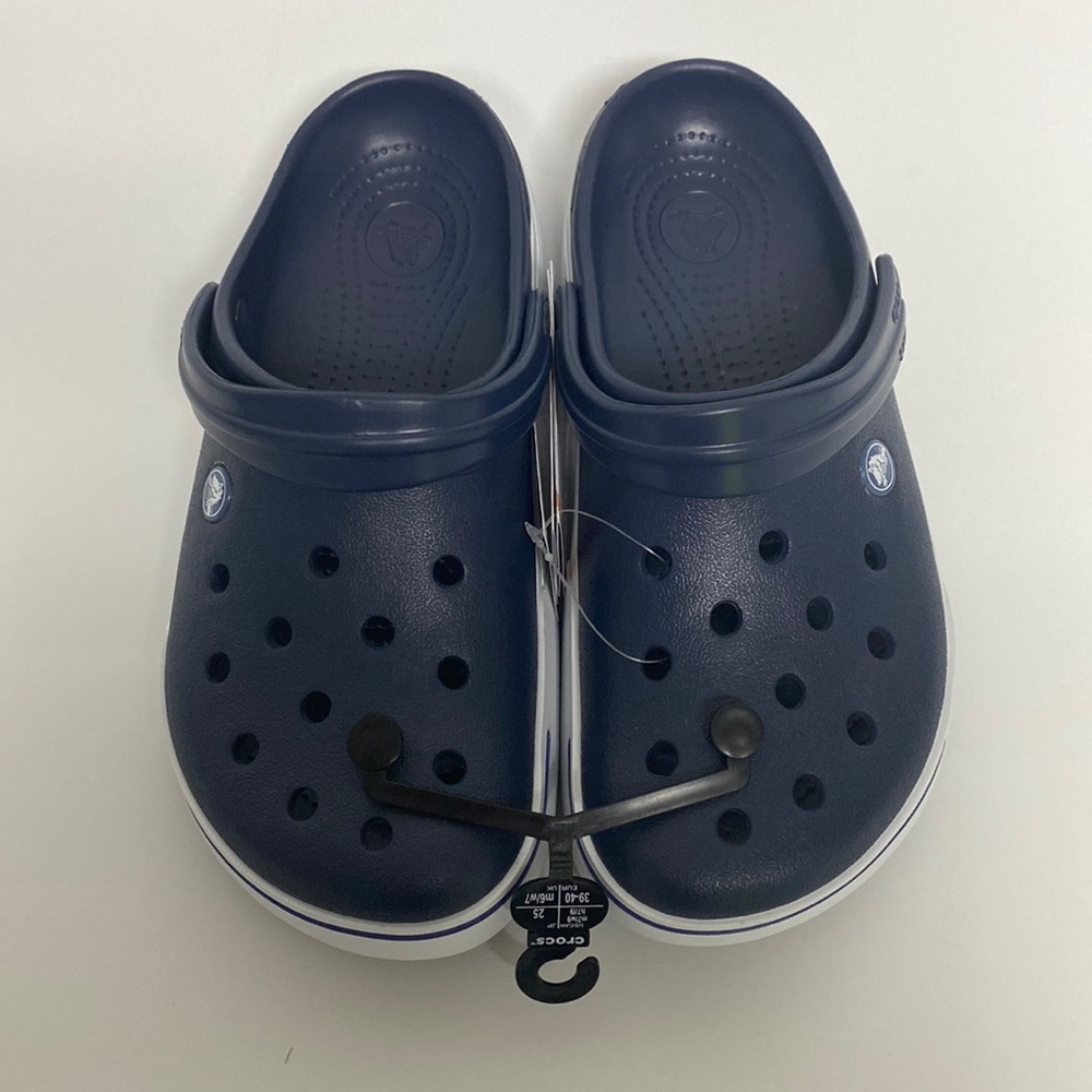 Crocs Unisex Adult Crocband 2 clog Navy Women 9 men 7